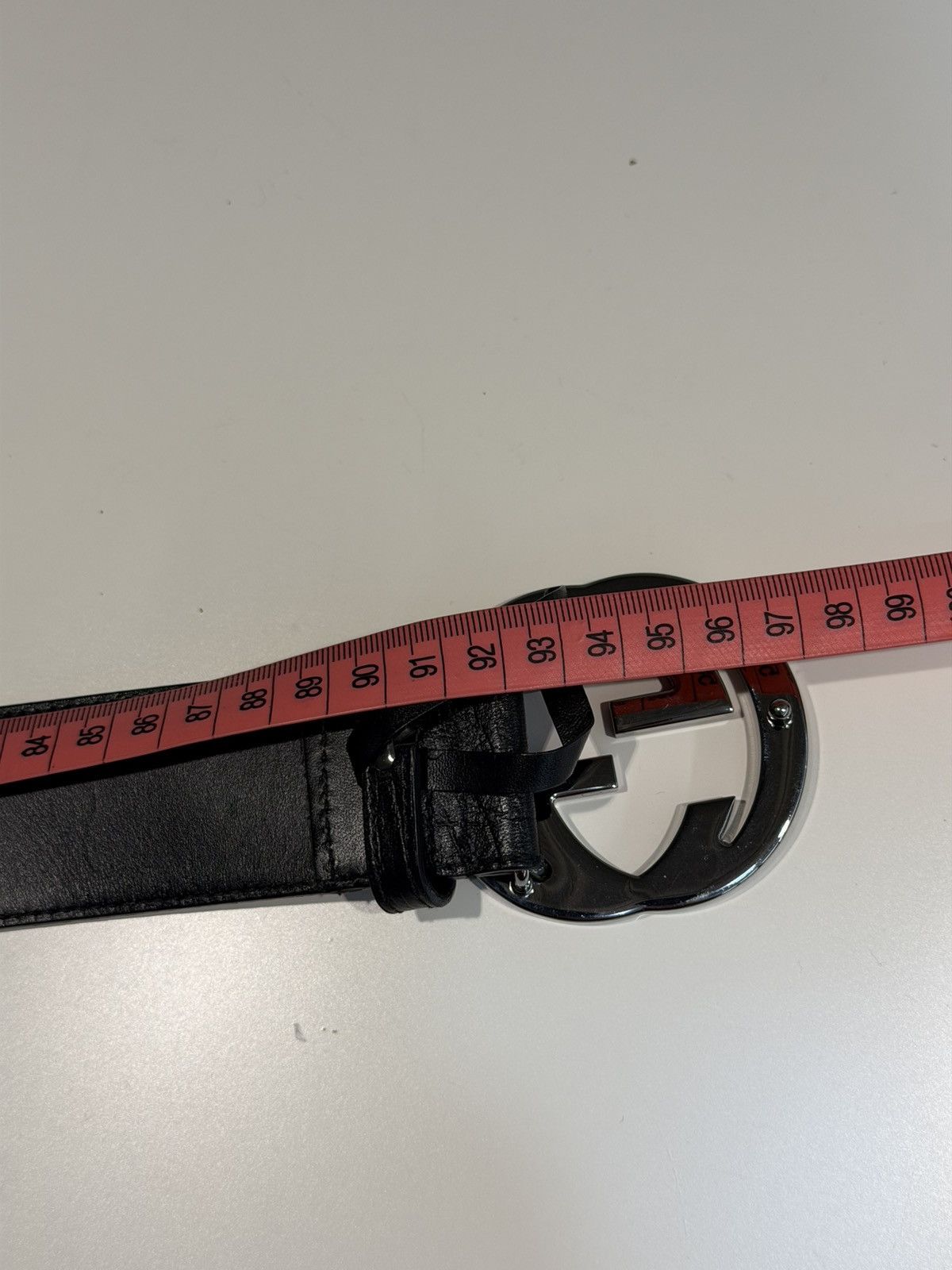 Gucci GUCCI Tom Ford FW 2004 GG Buckle Web Leather Belt Demna Logo Size ONE SIZE - 16 Thumbnail