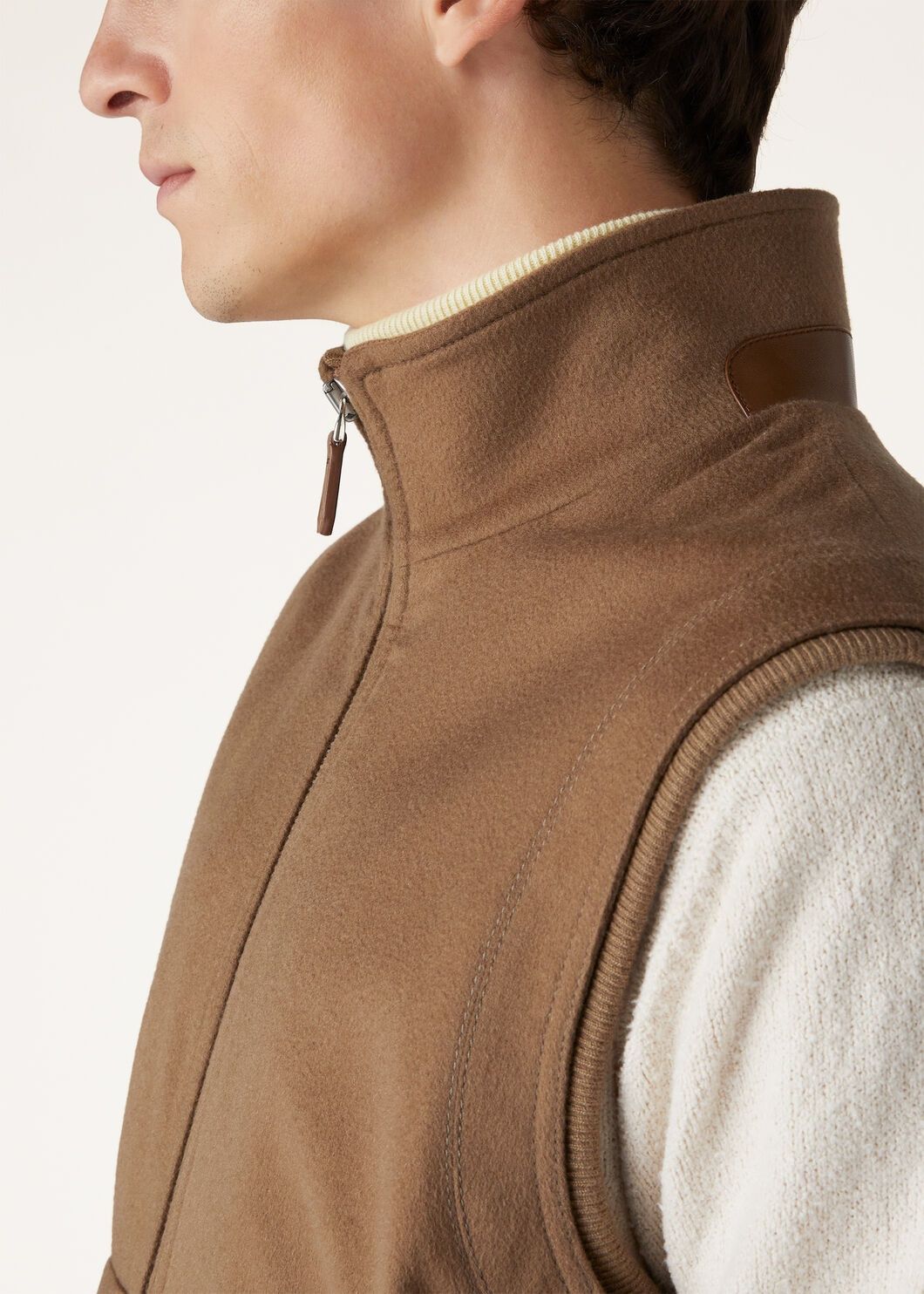 Loro Piana o1w1db10125 FAO0705 Ume Vest in Brown Size US XL / EU 56 / 4 - 3 Thumbnail
