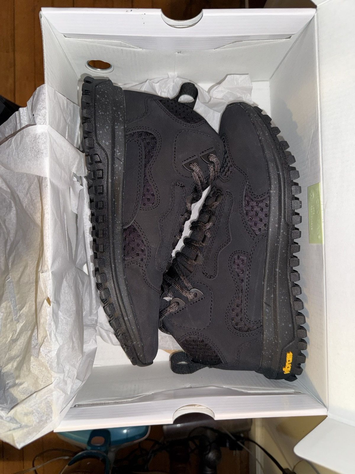 Brandblack Brandblack “Santa Monica” Black Cat mid-top shoes sz 9w/7.5m Size US 9 / IT 39 - 7 Thumbnail