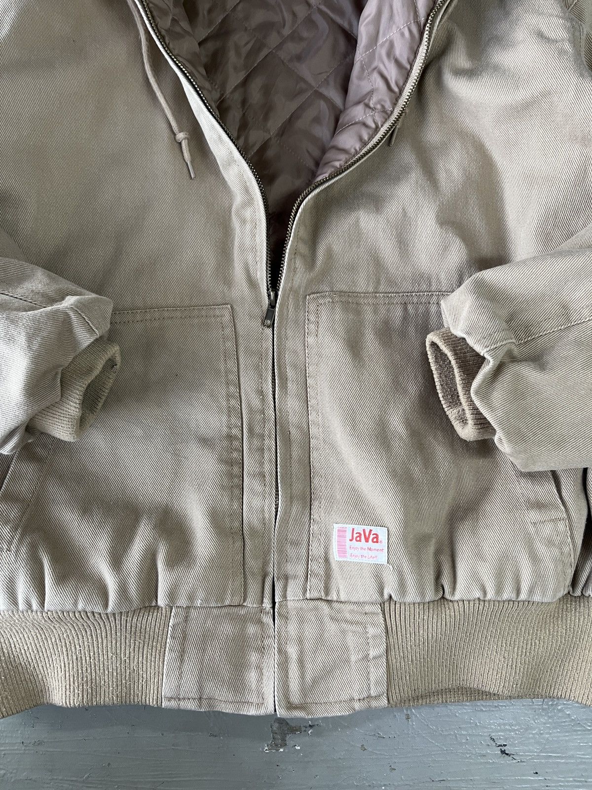 Vintage Vintage Java Duck Canvas Hooded Active Jacket Carhartt Style Size US XL / EU 56 / 4 - 8 Thumbnail