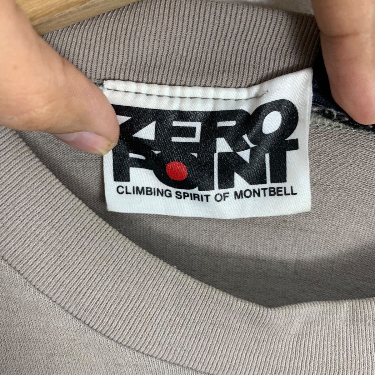 Montbell Vintage MONTBELL ZERO POINT Collection Tee Shirt Top Size US S / EU 44-46 / 1 - 6 Thumbnail