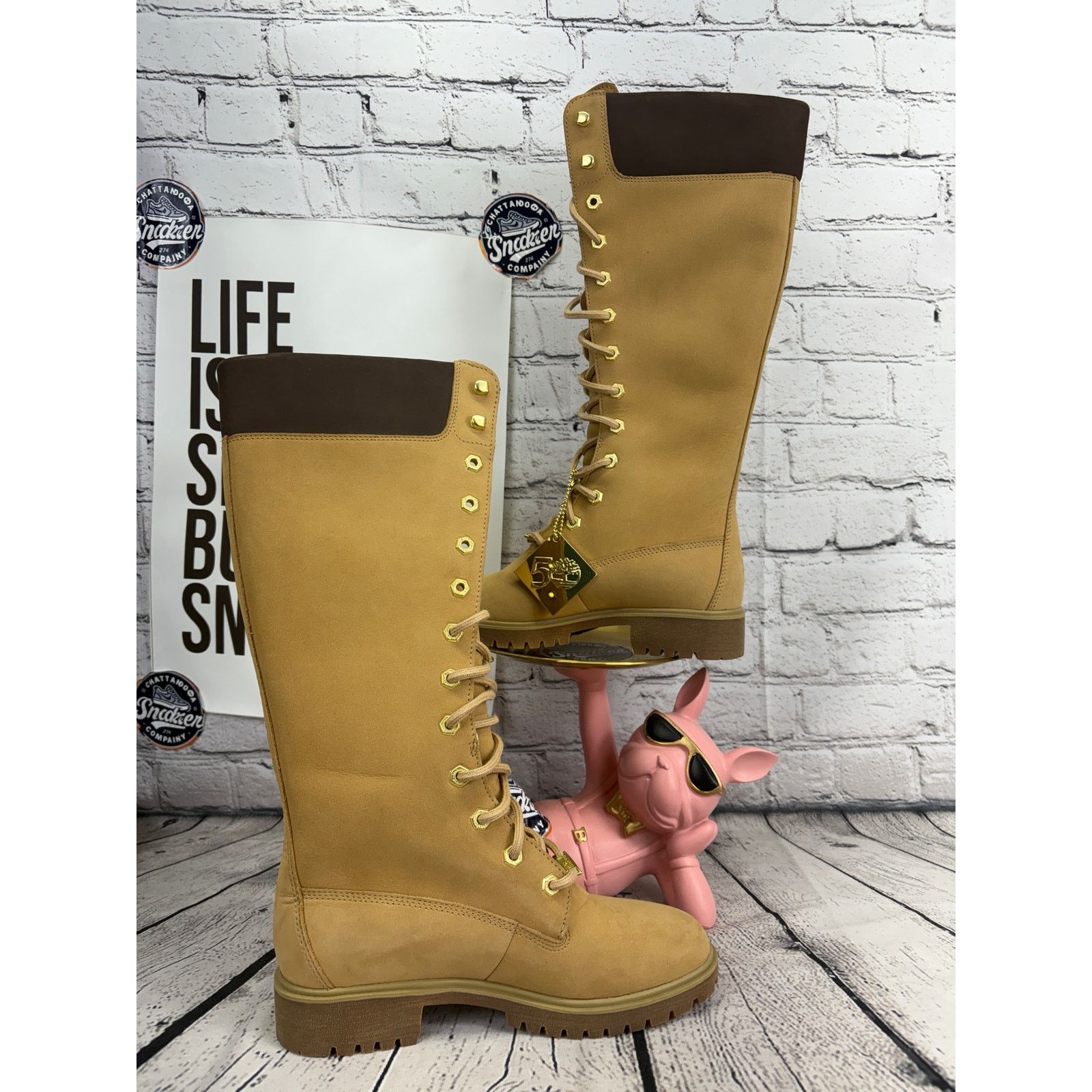 Timberland Timberland 50th Edition 14 Inch Tall Boots Womens 6.5 Butter Size US 6.5 / IT 36.5 - 6 Thumbnail