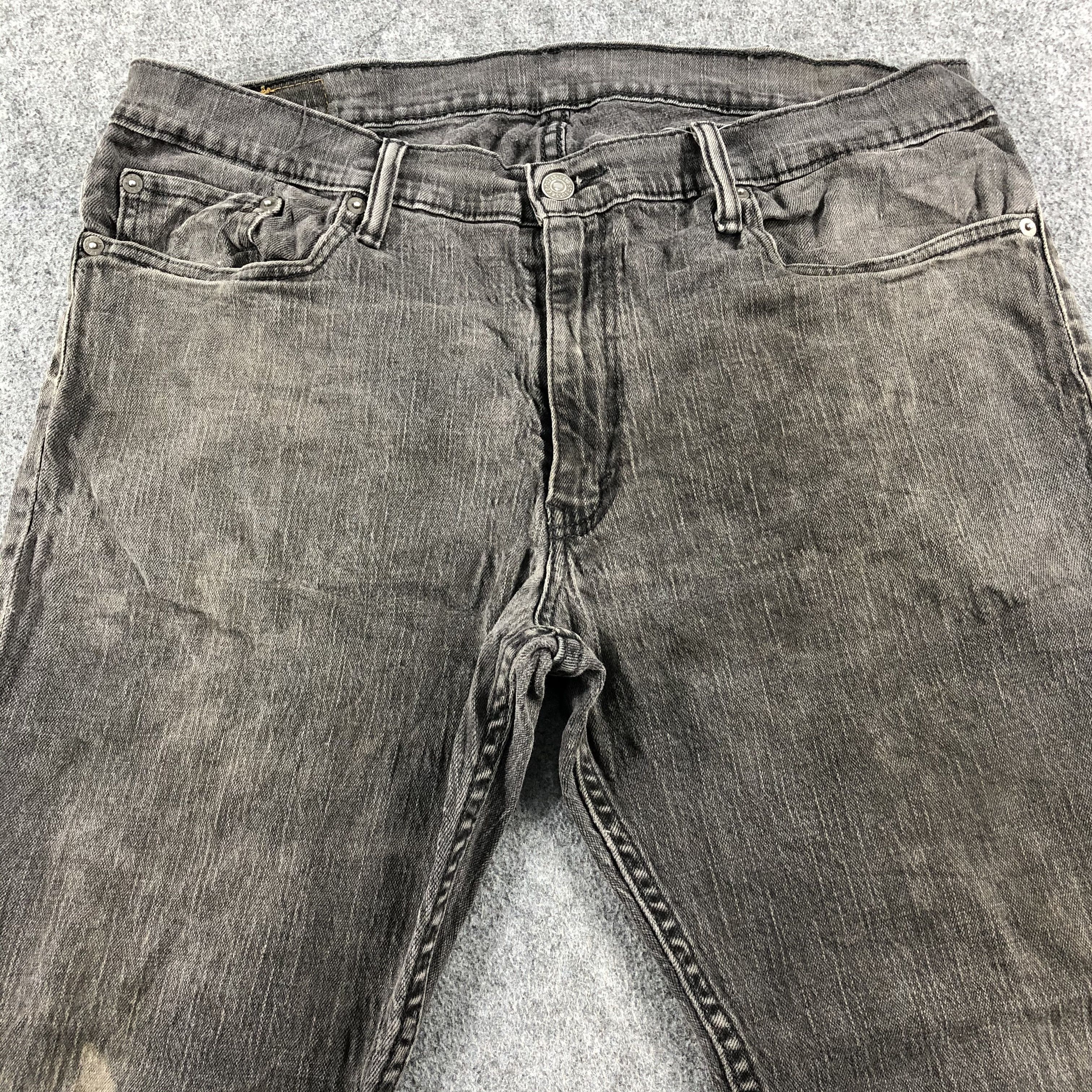 Levi's Vintage Faded Black Levis 514 Jeans-J2380 Size US 36 / EU 52 - 3 Thumbnail