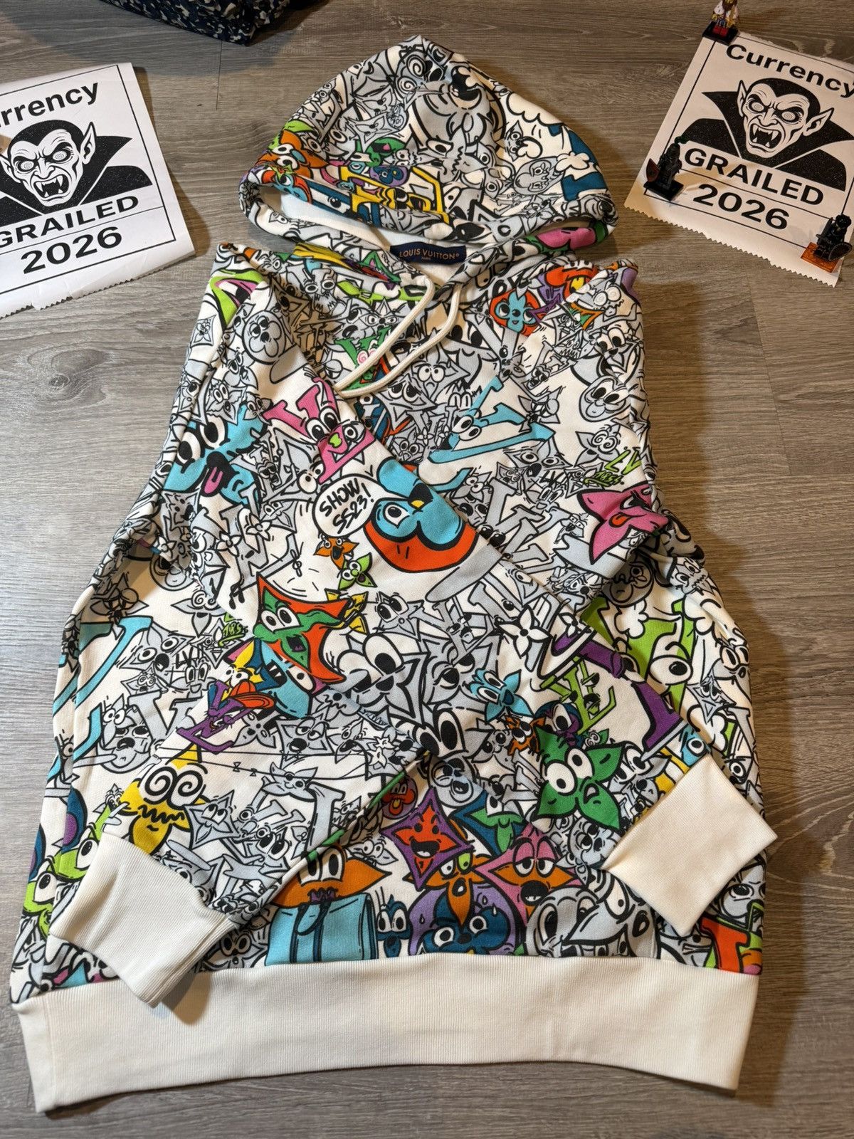 Louis Vuitton RARE Louis Vuitton SS23 Comics Hoodie Size US L / EU 52-54 / 3 - 8 Thumbnail