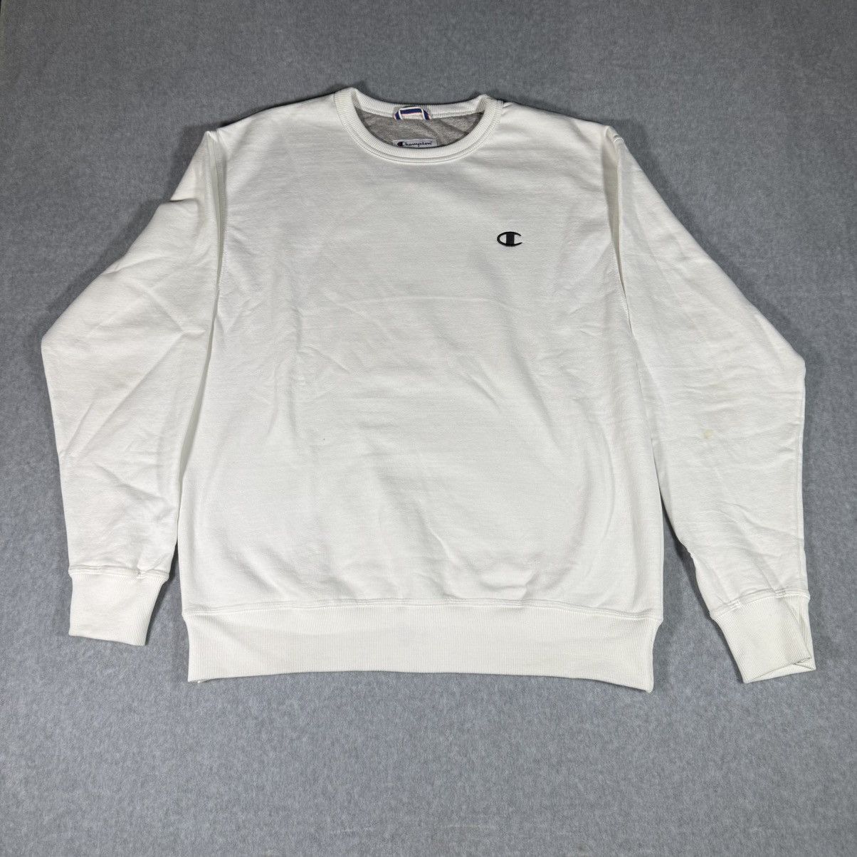 Champion Champion men’s white embroidered logo pullover sweatshirt Size US L / EU 52-54 / 3 - 1 Thumbnail