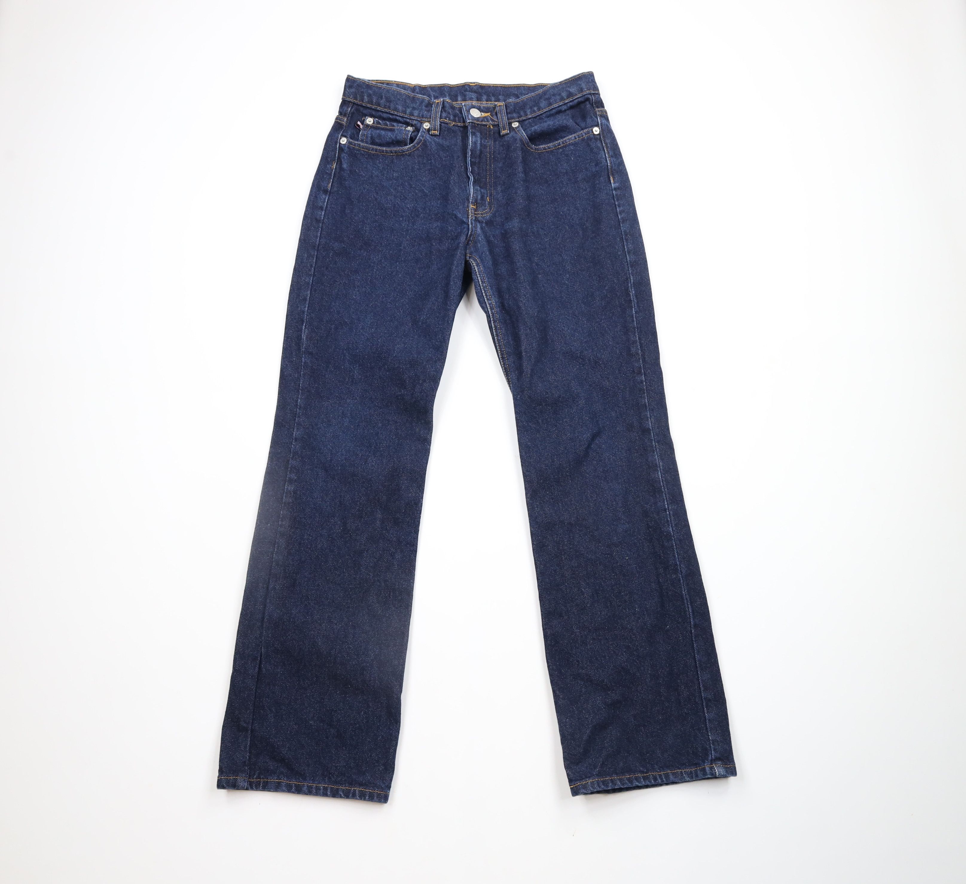 Ralph Lauren × Vintage Vintage 90s Ralph Lauren Bootcut Denim Jeans Indigo Blue Size 28" / US 6 / IT 42 - 1 Thumbnail