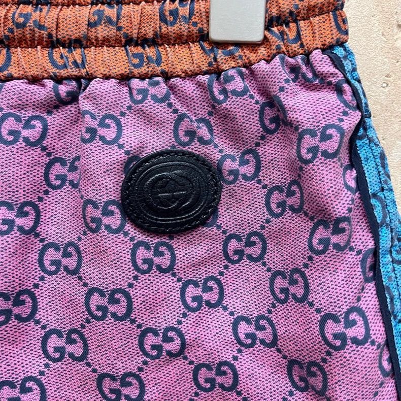 Gucci Gucci Size XS Contrast color mulberry silk old flower full Size 24" / US 00 / IT 34 - 5 Thumbnail