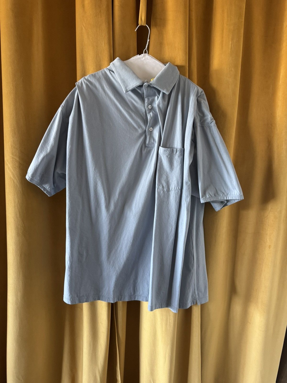Y/Project Y/Project Light Blue Infinity Polo Shirt Size US XL / EU 56 / 4 - 3 Thumbnail