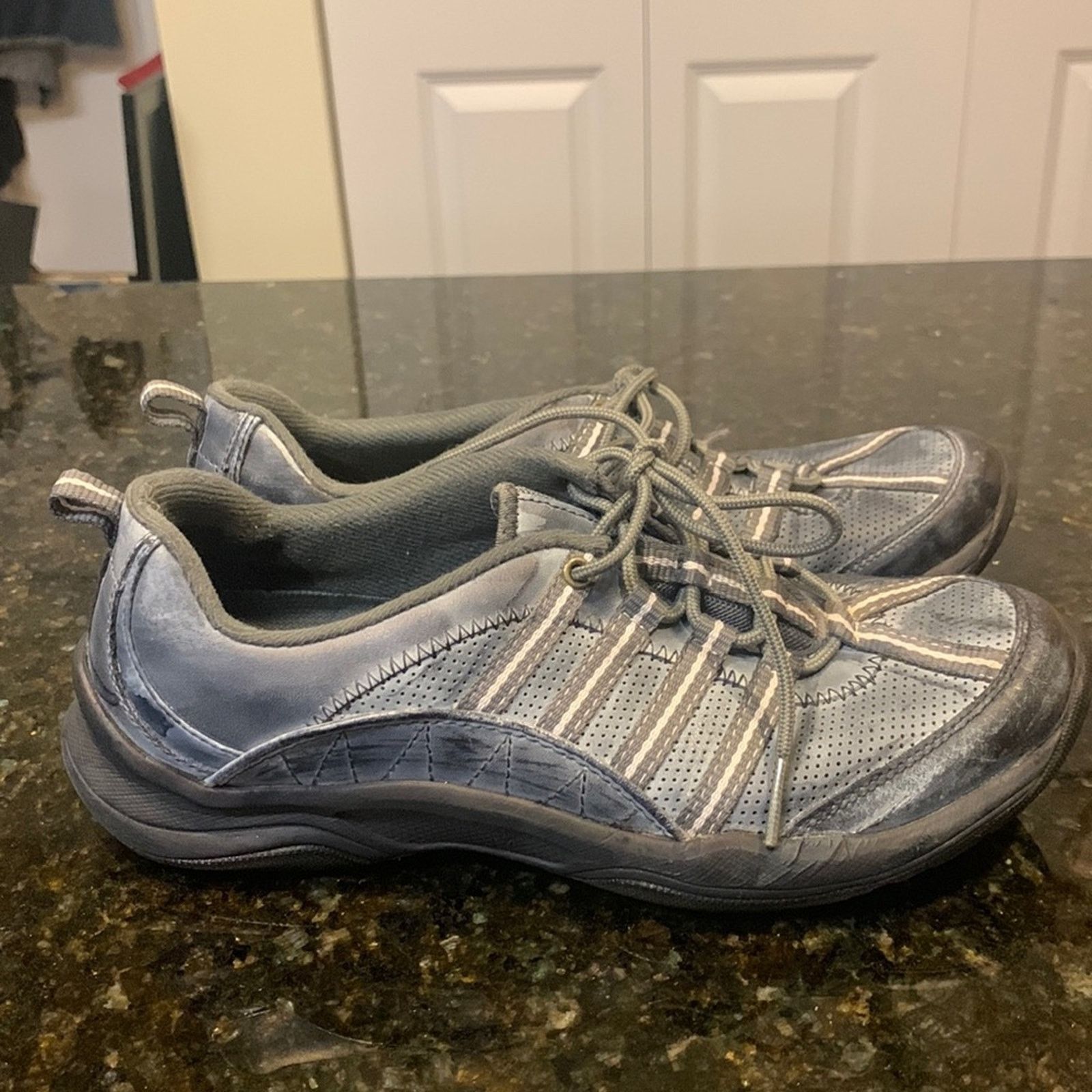 Clarks Privo by Clarks leather sneakers athleisure walking shoes Size US 8 / IT 38 - 3 Thumbnail