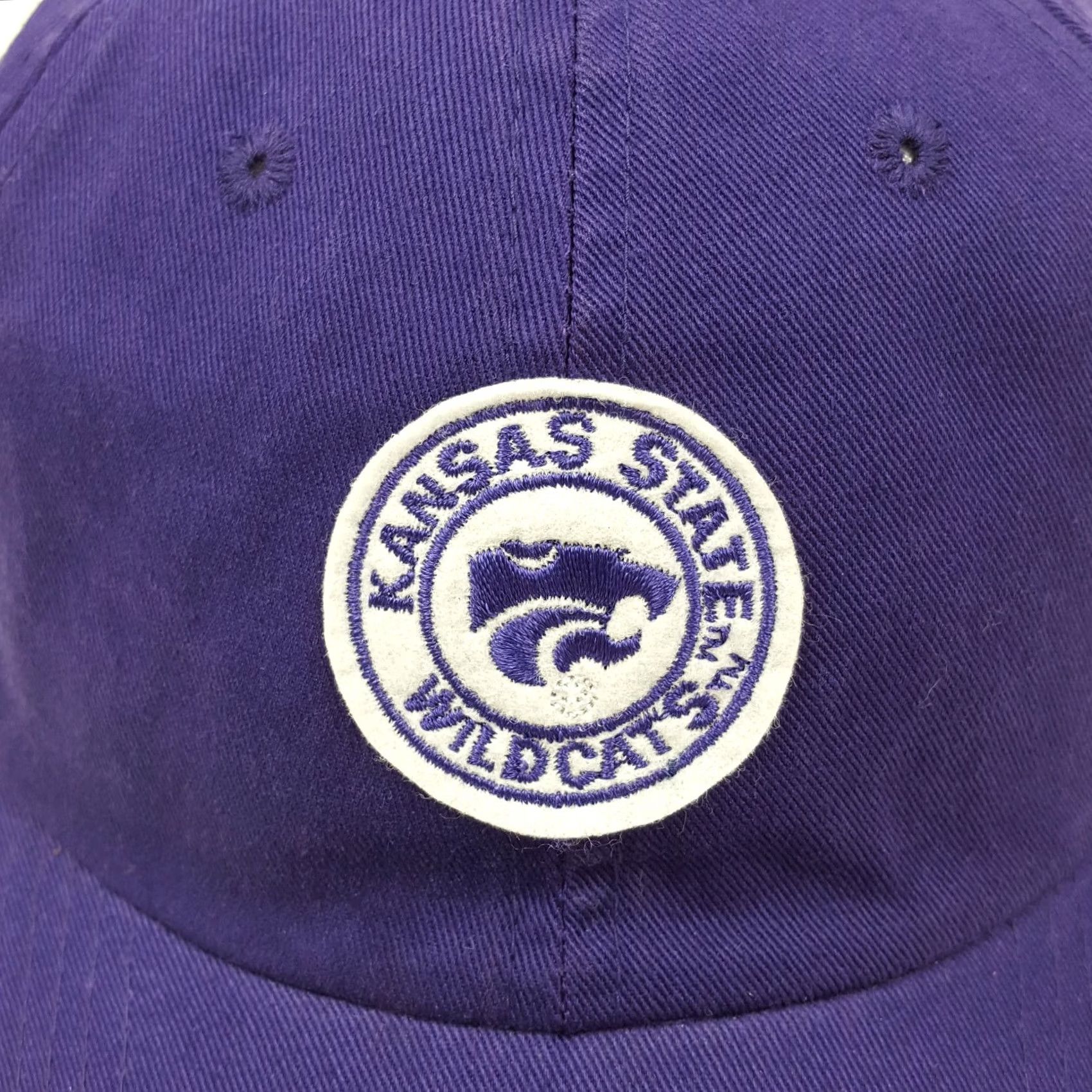 American Needle VINTAGE Kansas State Wildcats KSU Purple Snapback Hat Baseball Cap Y2K Sports Retro Size ONE SIZE - 4 Thumbnail