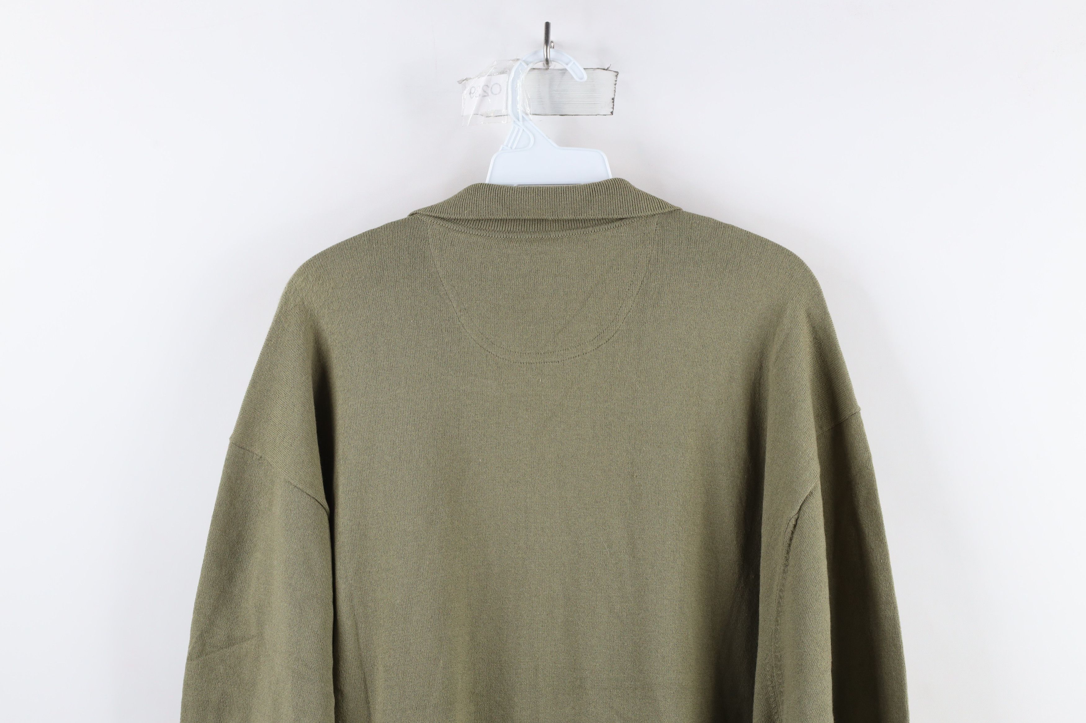 Tommy Bahama × Vintage Vintage 90s Tommy Bahama Looped Collar Button Shirt Green Size US L / EU 52-54 / 3 - 11 Thumbnail