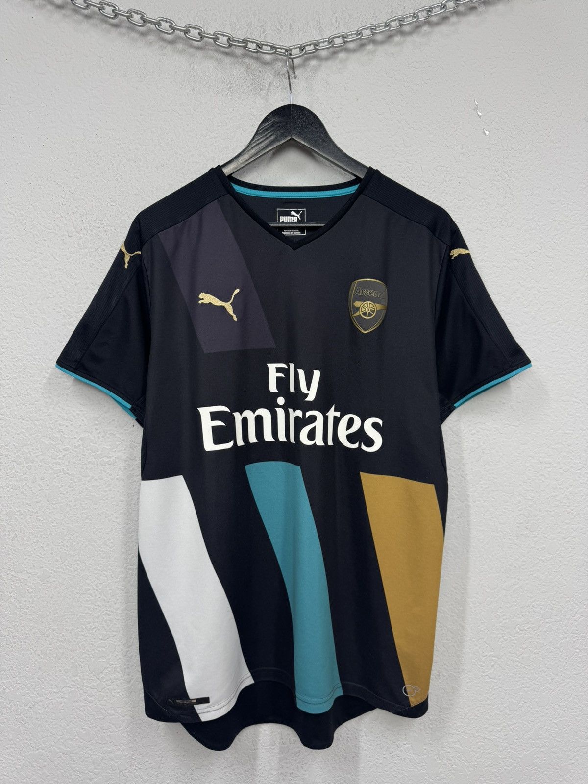 Puma ARSENAL 2015 2016 THIRD FOOTBALL SHIRT SOCCER JERSEY PUMA Size US L / EU 52-54 / 3 - 1 Thumbnail