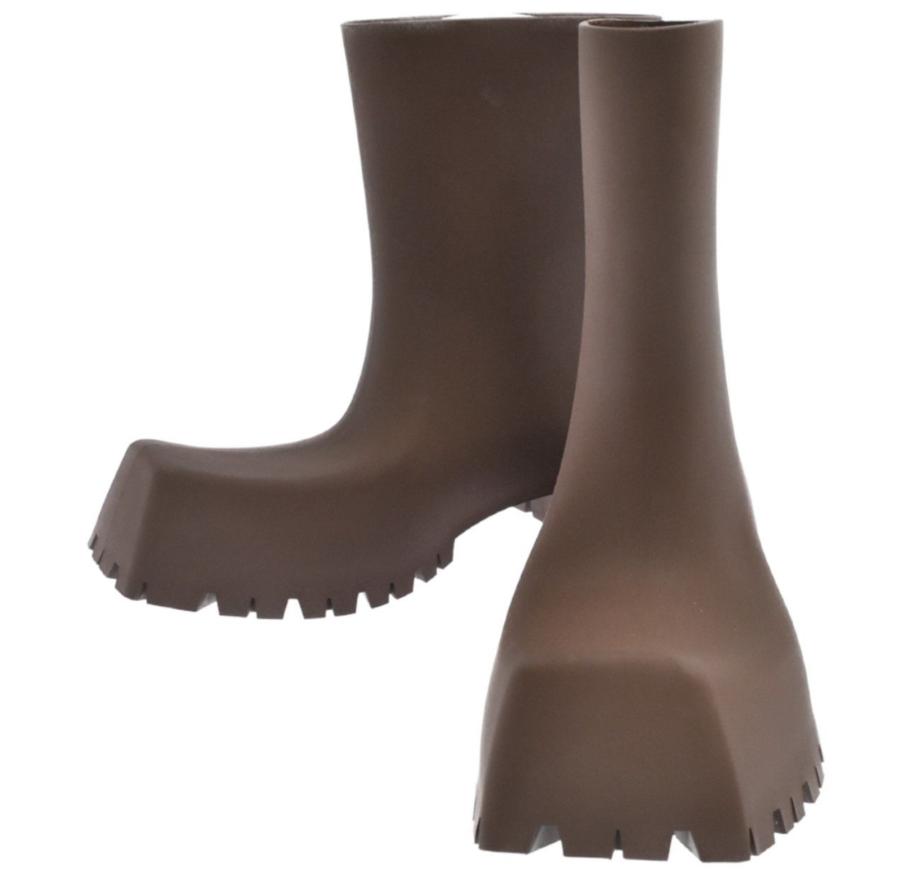 Balenciaga Trooper Rubber Boots in brown Size US 13 / EU 46 - 2 Thumbnail