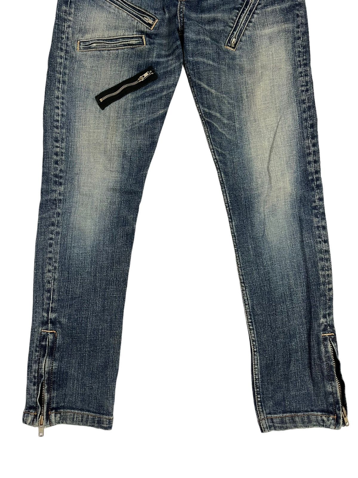 If Six Was Nine Japanese Brand RNA Zipper Pocket Jeans Size 29" - 9 Thumbnail