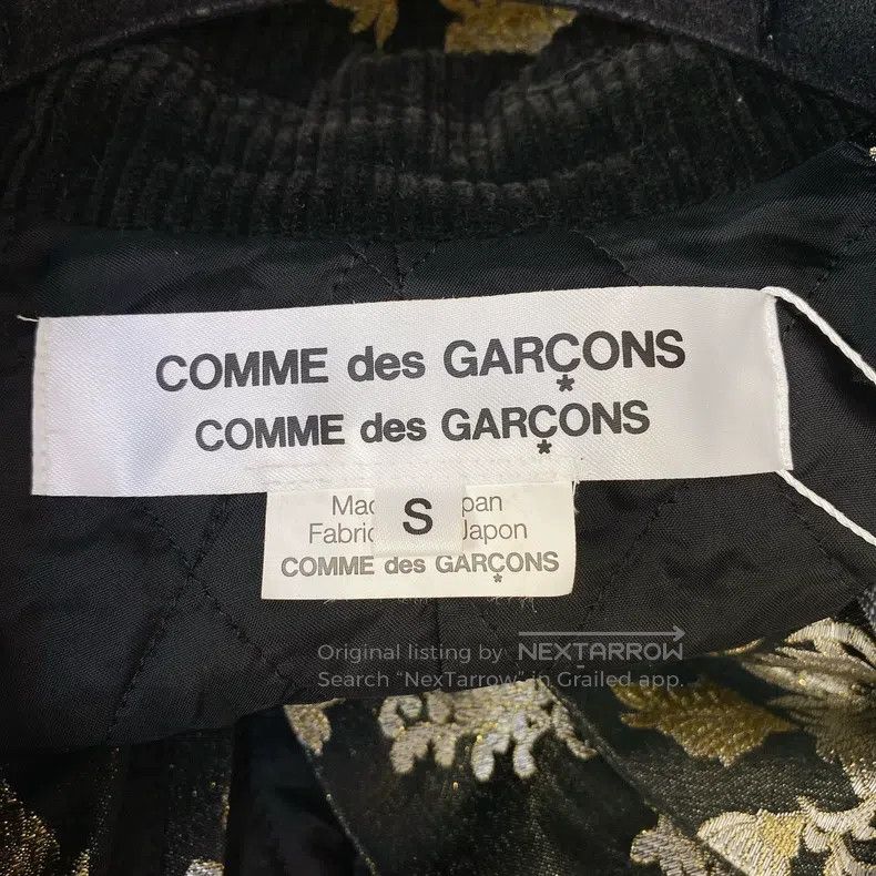 Comme des Garcons Comme Des Garcons Black gold thread print jacket, size S Size S / US 4 / IT 40 - 3 Thumbnail