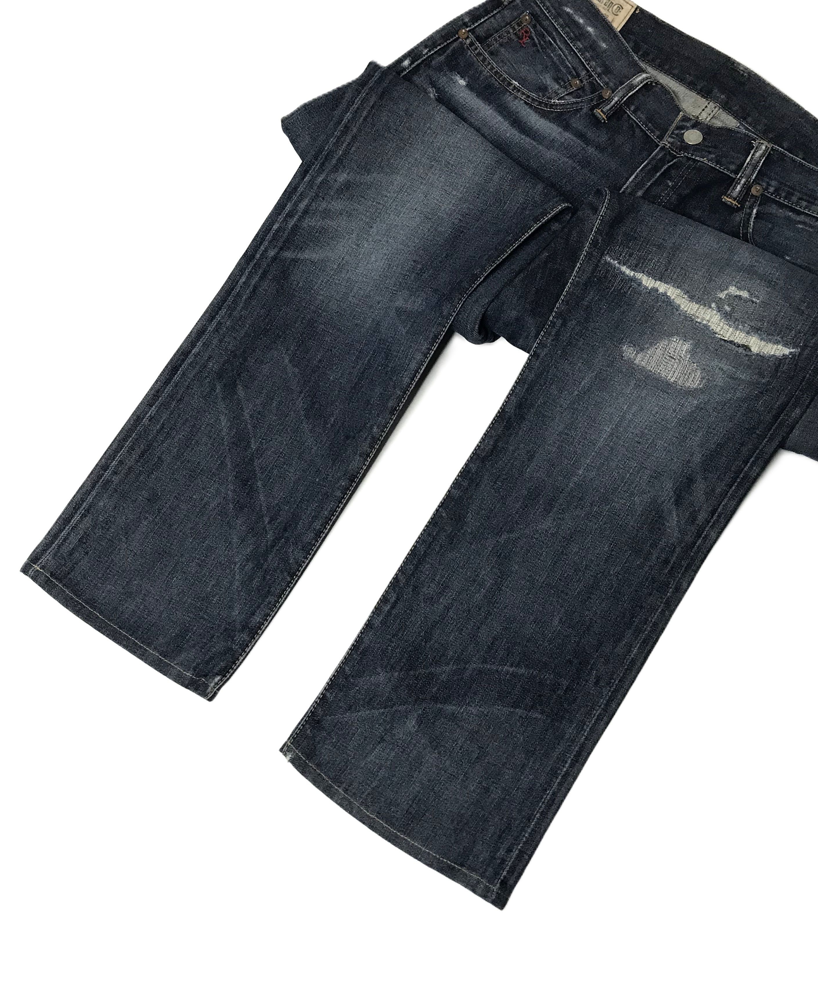 Polo Ralph Lauren Ralph Lauren Varick Slim 625 Jeans Ripped Washed Pant Size US 34 / EU 50 - 4 Thumbnail