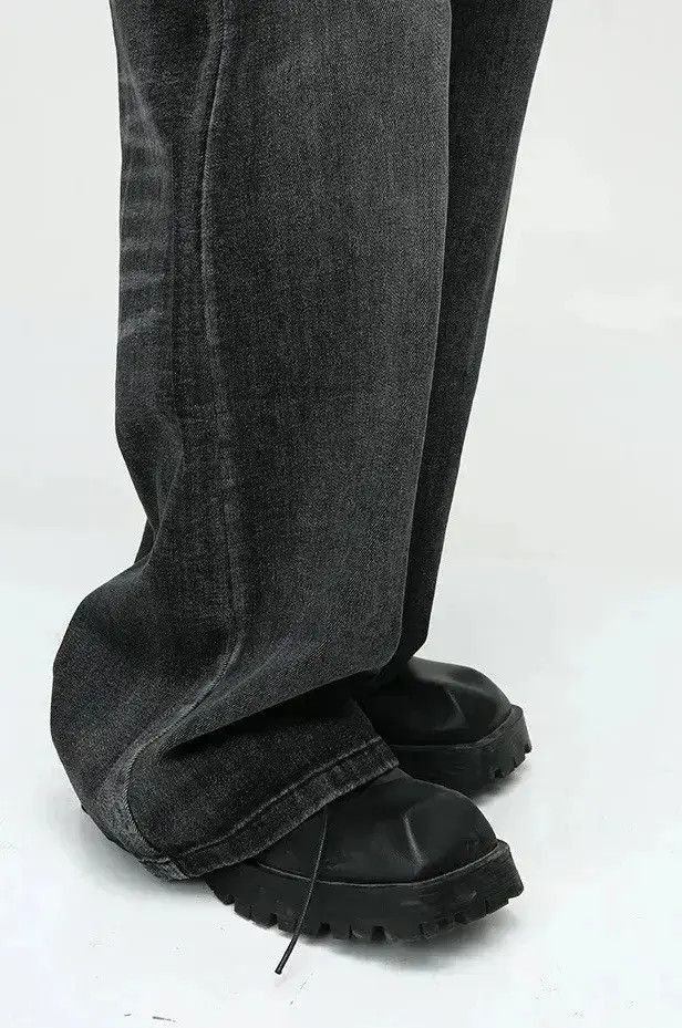 Japanese Brand Streetwear Straight Tube Wide Leg y2k Jeans Pants Size US 30 / EU 46 - 2 Thumbnail