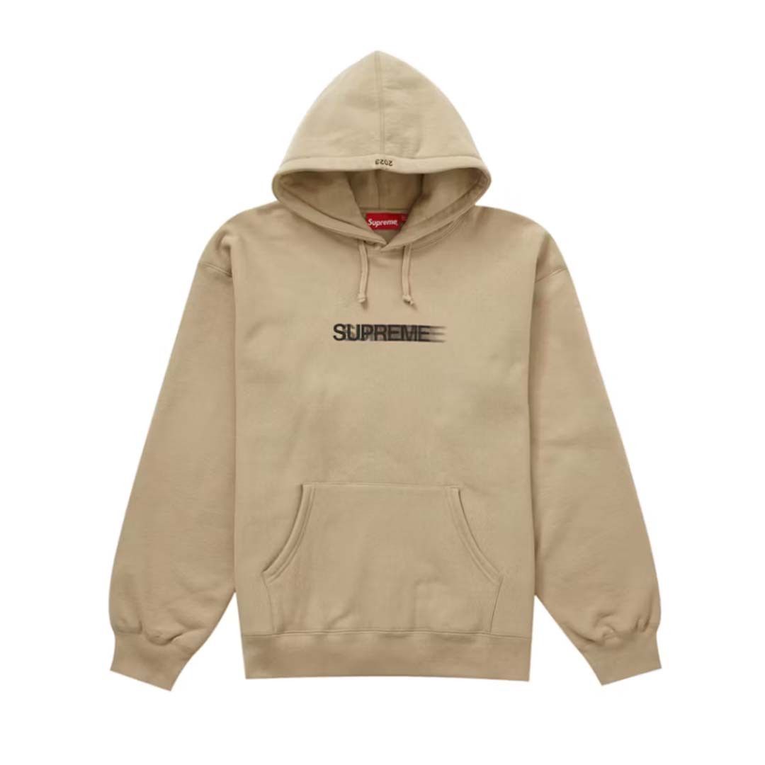 Supreme Motion Logo Hoodie Dark Tan Size US XL / EU 56 / 4 - 1 Thumbnail