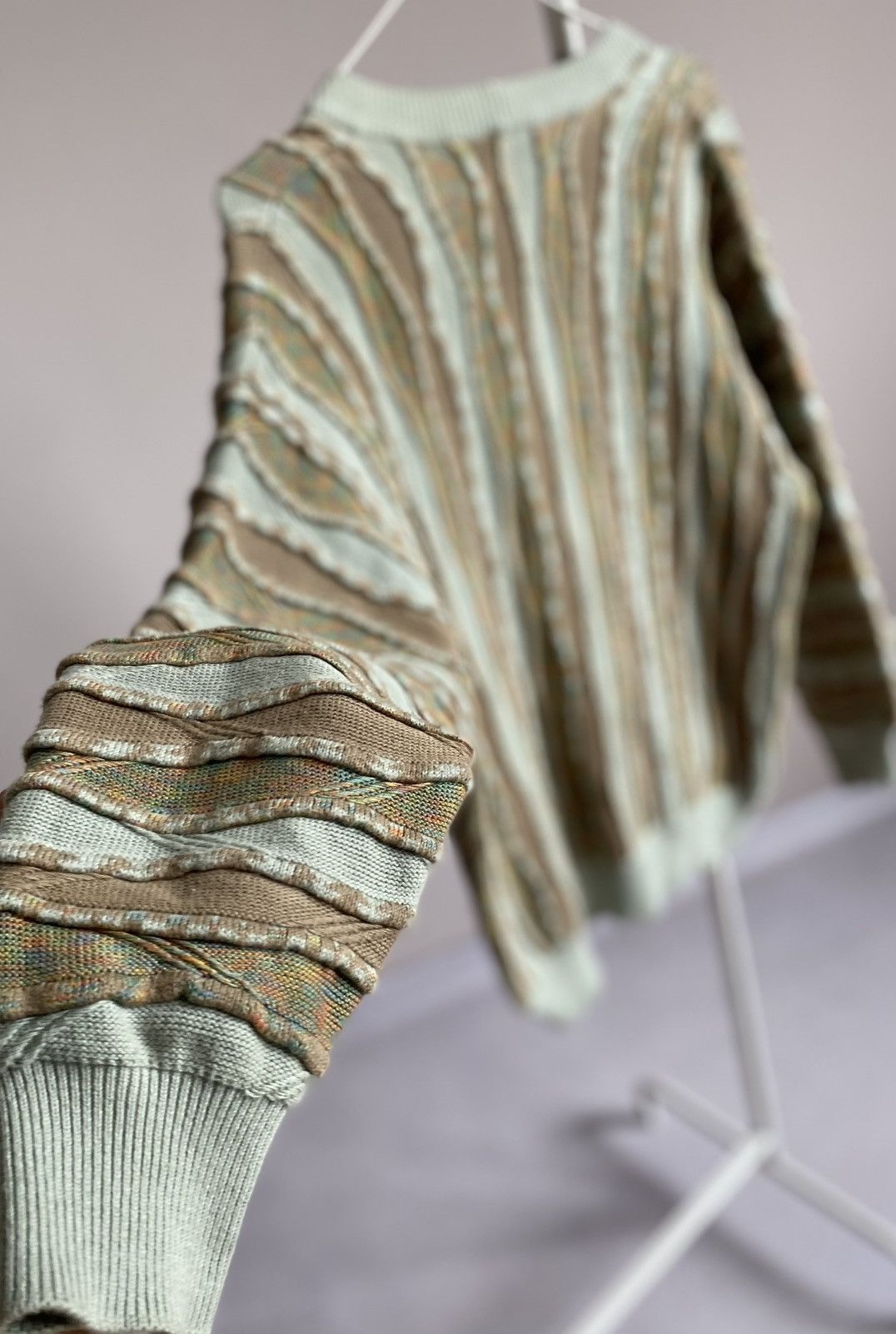 Other Vintage Knit Cardigan Coogi Style Sweater Size US M / EU 48-50 / 2 - 8 Thumbnail