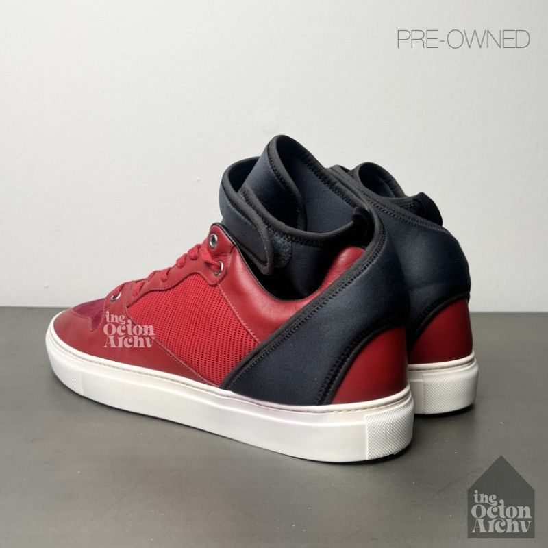 Balenciaga Balenciaga Neoprene High Top Sneaker 391216 Black/Red Size US 9 / EU 42 - 2 Thumbnail