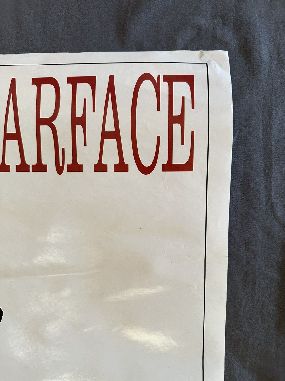 Vintage Vintage Scarface Movie Poster Size ONE SIZE - 4 Thumbnail