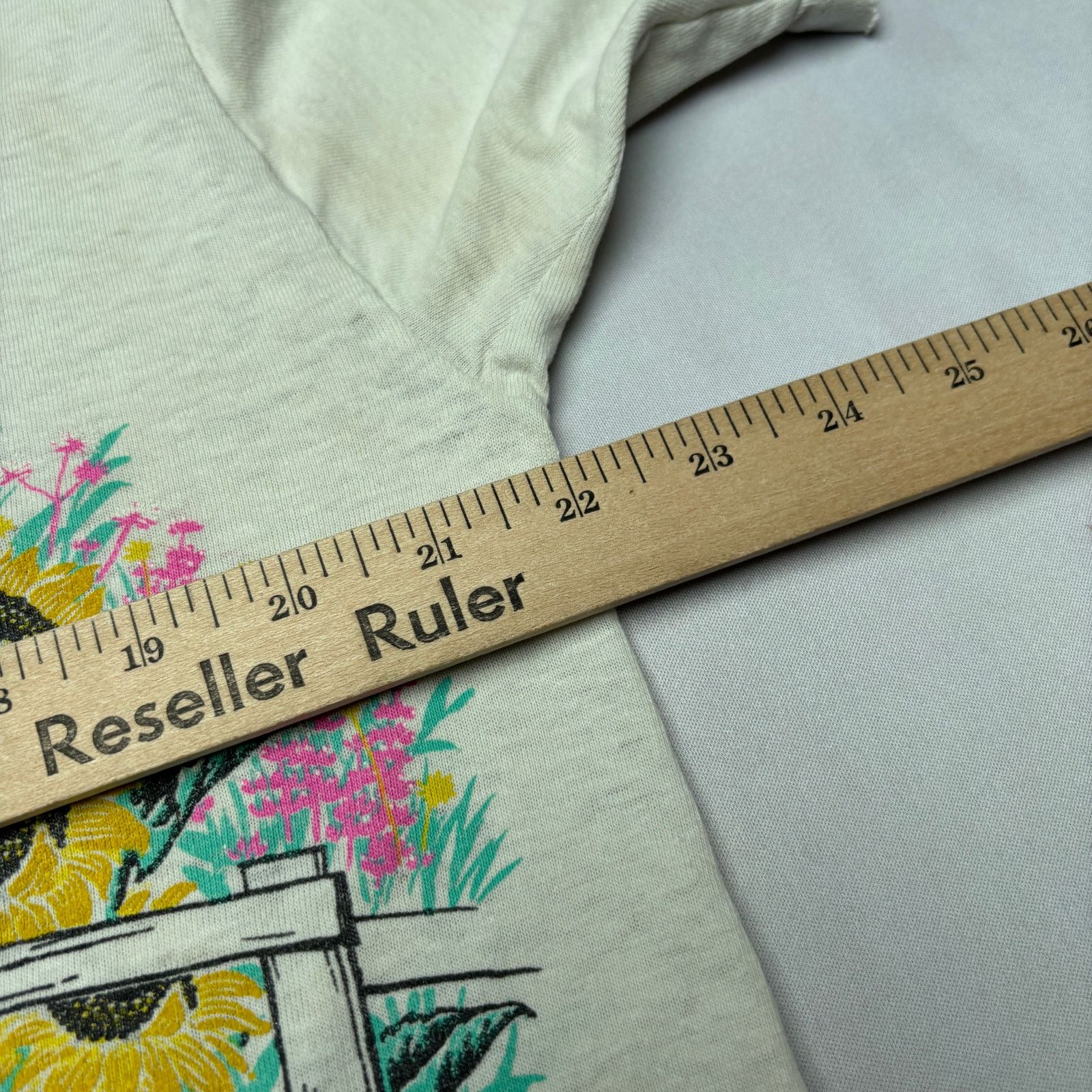 Vintage Vintage 90s Beaver Creek Sunflower Shirt 22x28 Distressed Size US L / EU 52-54 / 3 - 7 Thumbnail