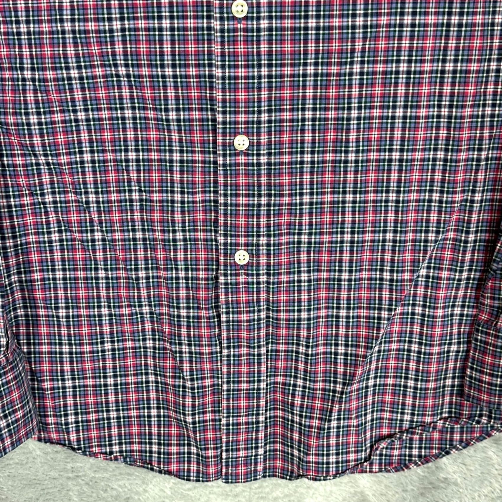Polo Ralph Lauren Polo Ralph Lauren Shirt Slim Fit Button-Up Plaid Multi-Color 100% Cotton Large Men’s Casual Dress Shirt Size US L / EU 52-54 / 3 - 6 Thumbnail