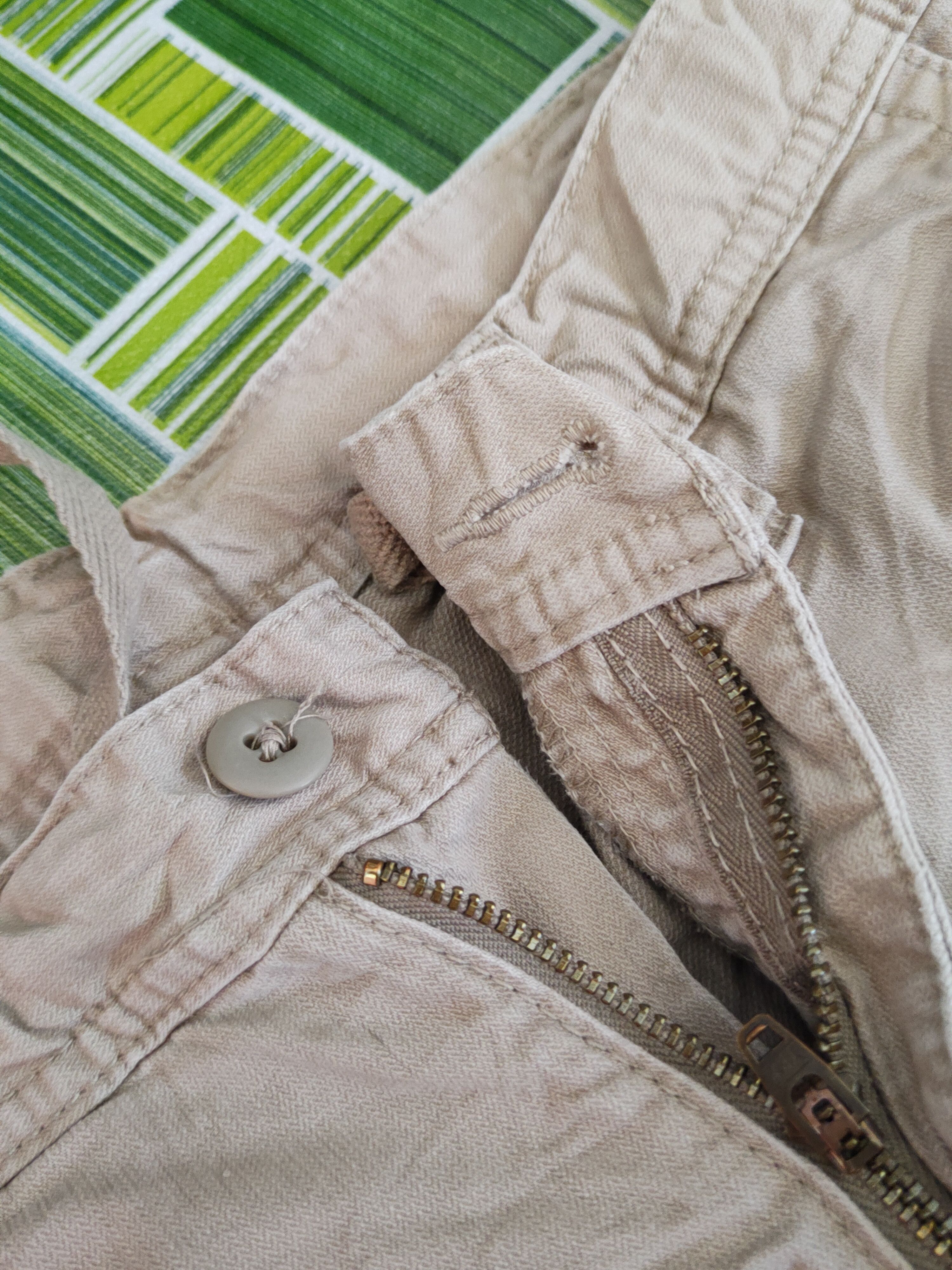 Japanese Brand Uniqlo Beige Multipocket Tactical Cargo Pants #S1341 Size US 31 - 15 Thumbnail