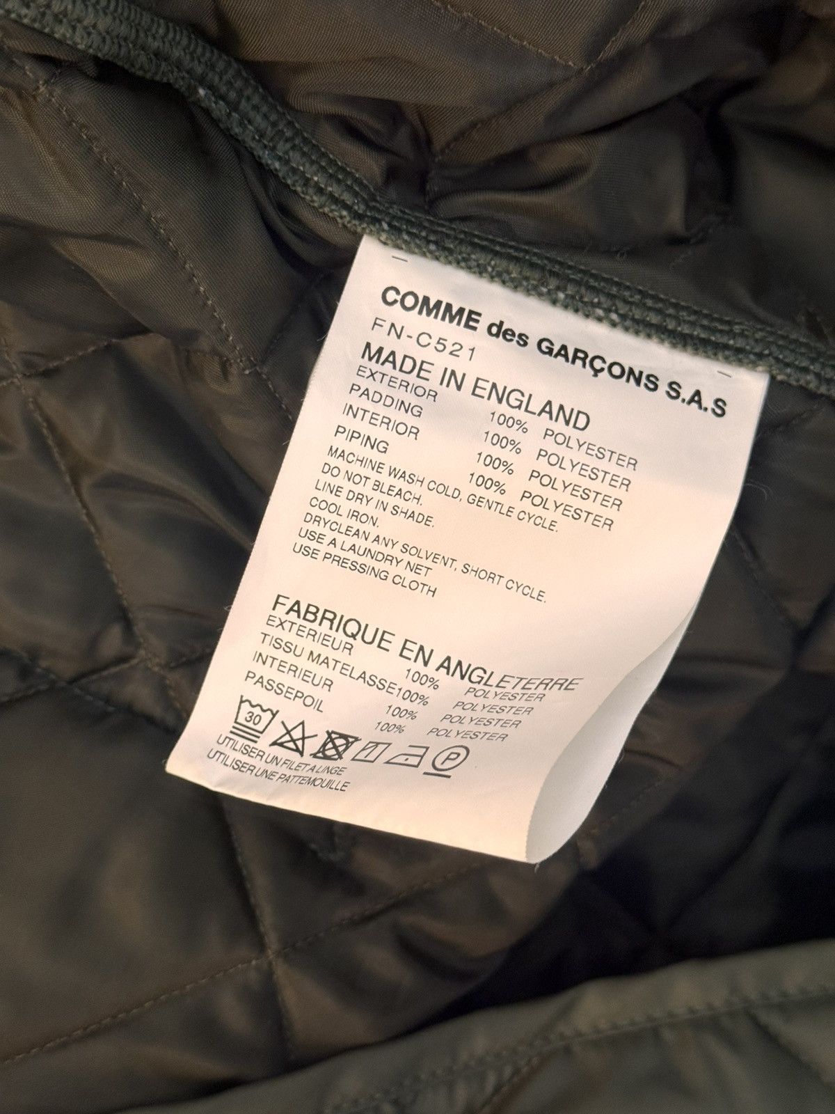 Comme des Garcons comme des garcons asymetrical parka coat S unisex Size US S / EU 44-46 / 1 - 4 Thumbnail