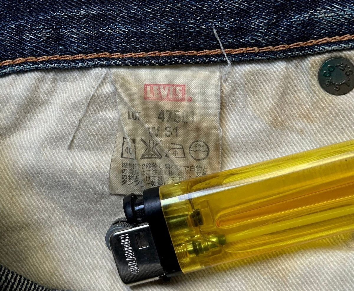 Levi's Vintage Clothing Vintage 90s Levis 501xx Lvc Rework Leather Selvedge jeans Size US 30 / EU 46 - 11 Thumbnail