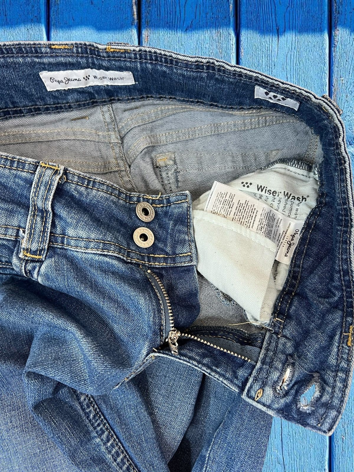 Pepe Jeans Pepe Jeans Gen size W29 L30 straight fit low waist Size 29" - 5 Thumbnail