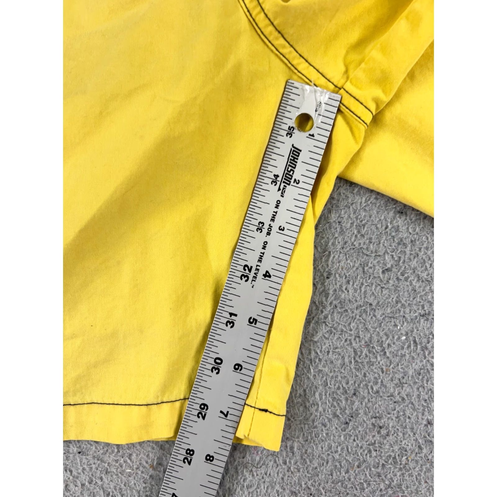 Polo Ralph Lauren Polo Ralph Lauren Trunks Mens 40 Yellow Blue Board Shorts Cargo Cotton Blend Striped™ Size US L / EU 52-54 / 3 - 6 Thumbnail