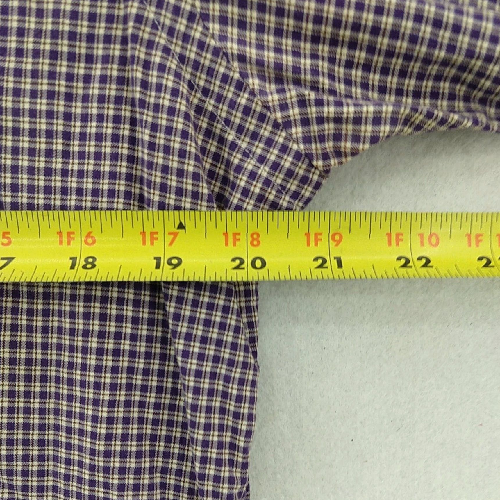Ralph Lauren Ralph Lauren Purple Stripes Button Up Long Sleeve Classic Fit Shirt-Men's M Size US M / EU 48-50 / 2 - 4 Thumbnail