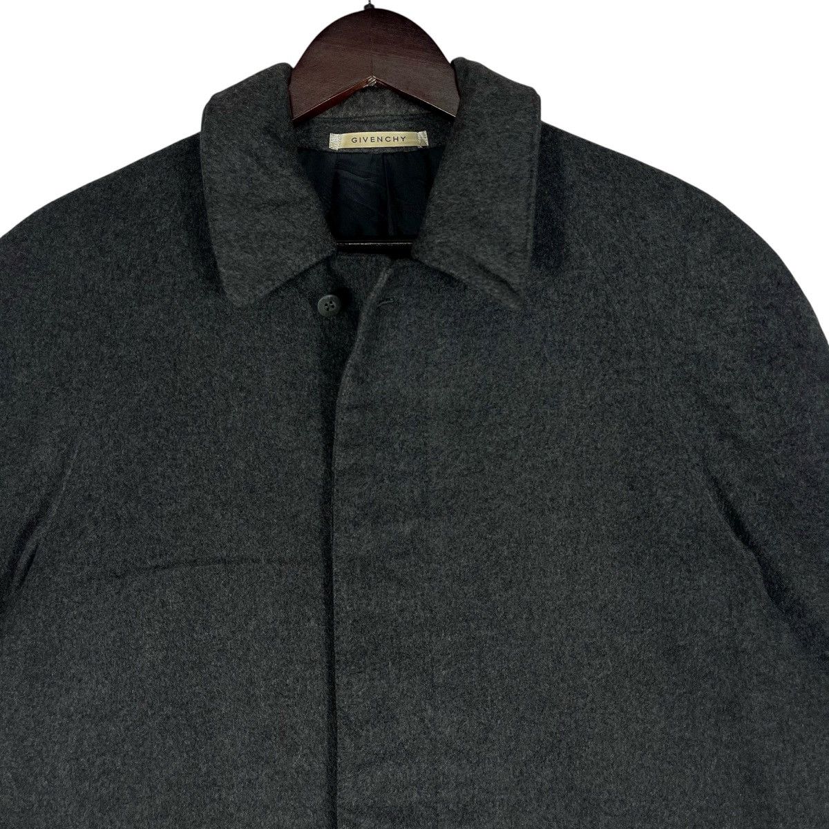 Givenchy Vintage Monsieur Givenchy 100% Cashmere Overcoat Size US L / EU 52-54 / 3 - 4 Thumbnail
