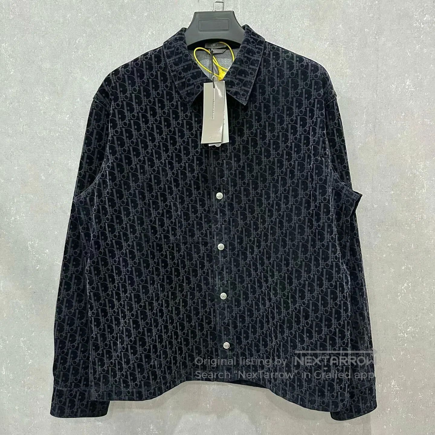 Dior Dior Full Logo Printed Long Sleeve Shirt. Size US L / EU 52-54 / 3 - 1 Thumbnail