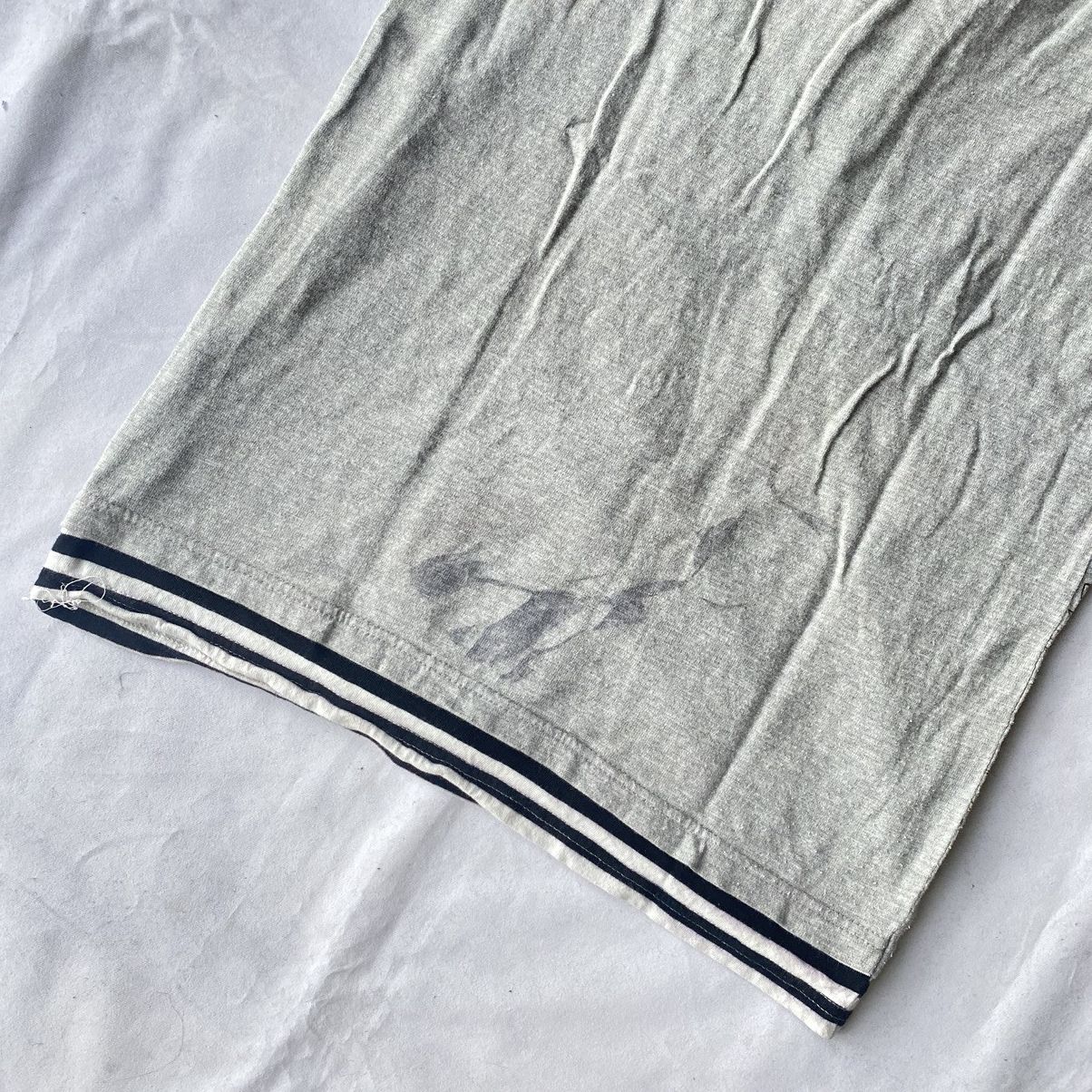 If Six Was Nine × Japanese Brand × Le Grande Bleu (L.G.B.) Freedom Japanese Style Double Layer Striped Tees Size US L / EU 52-54 / 3 - 9 Thumbnail