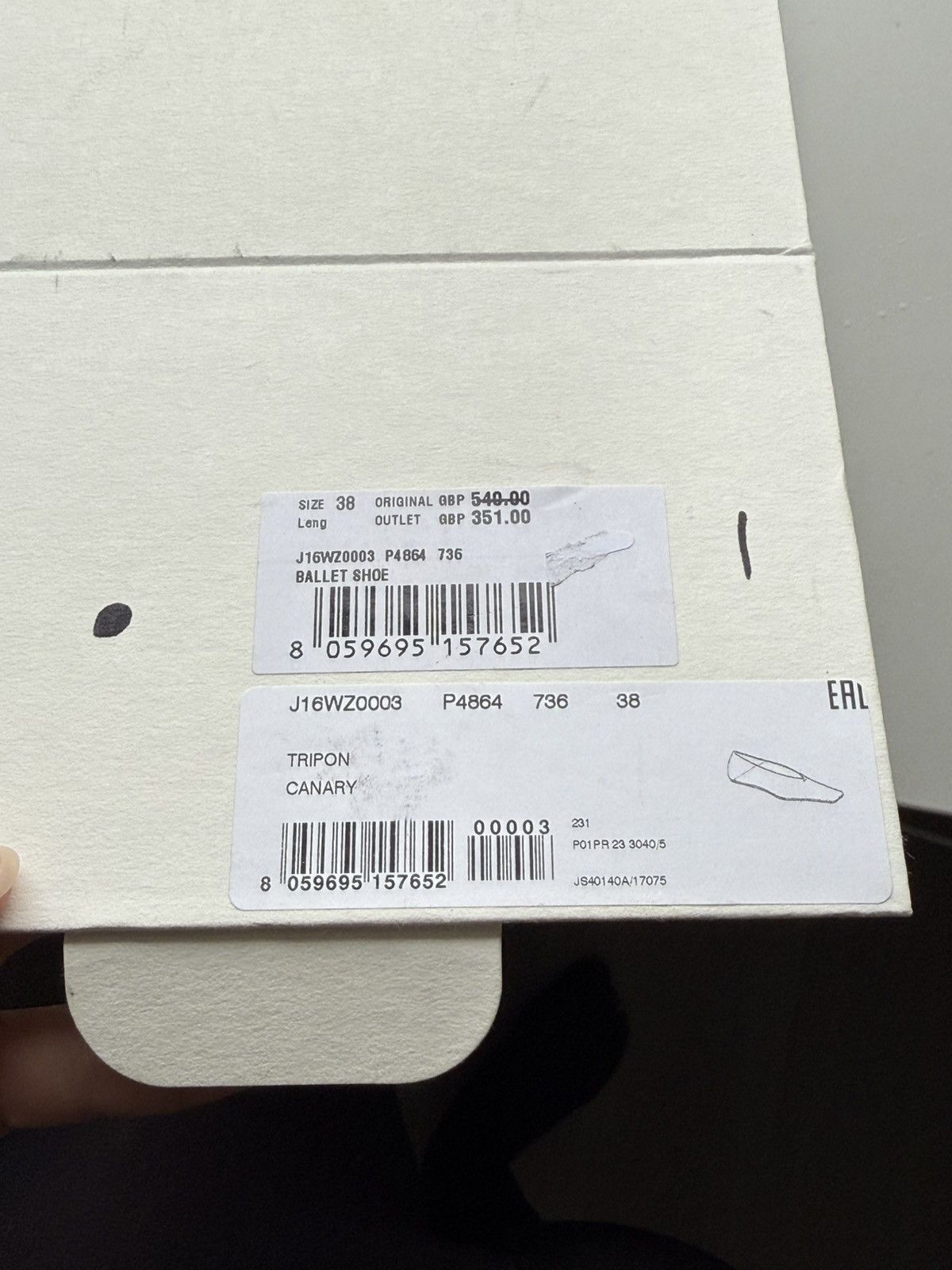 Jil Sander Ballet shoe Size US 7.5 / IT 37.5 - 9 Thumbnail