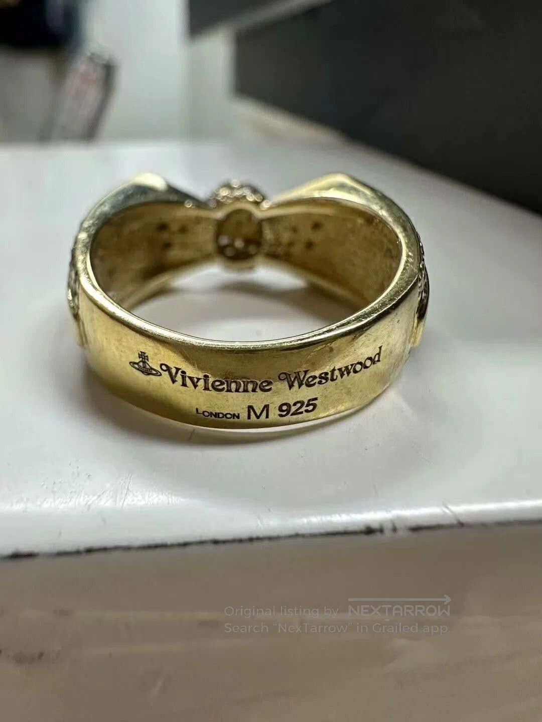 Vivienne Westwood vivienne westwood saturn bow ring. Size ONE SIZE - 3 Thumbnail