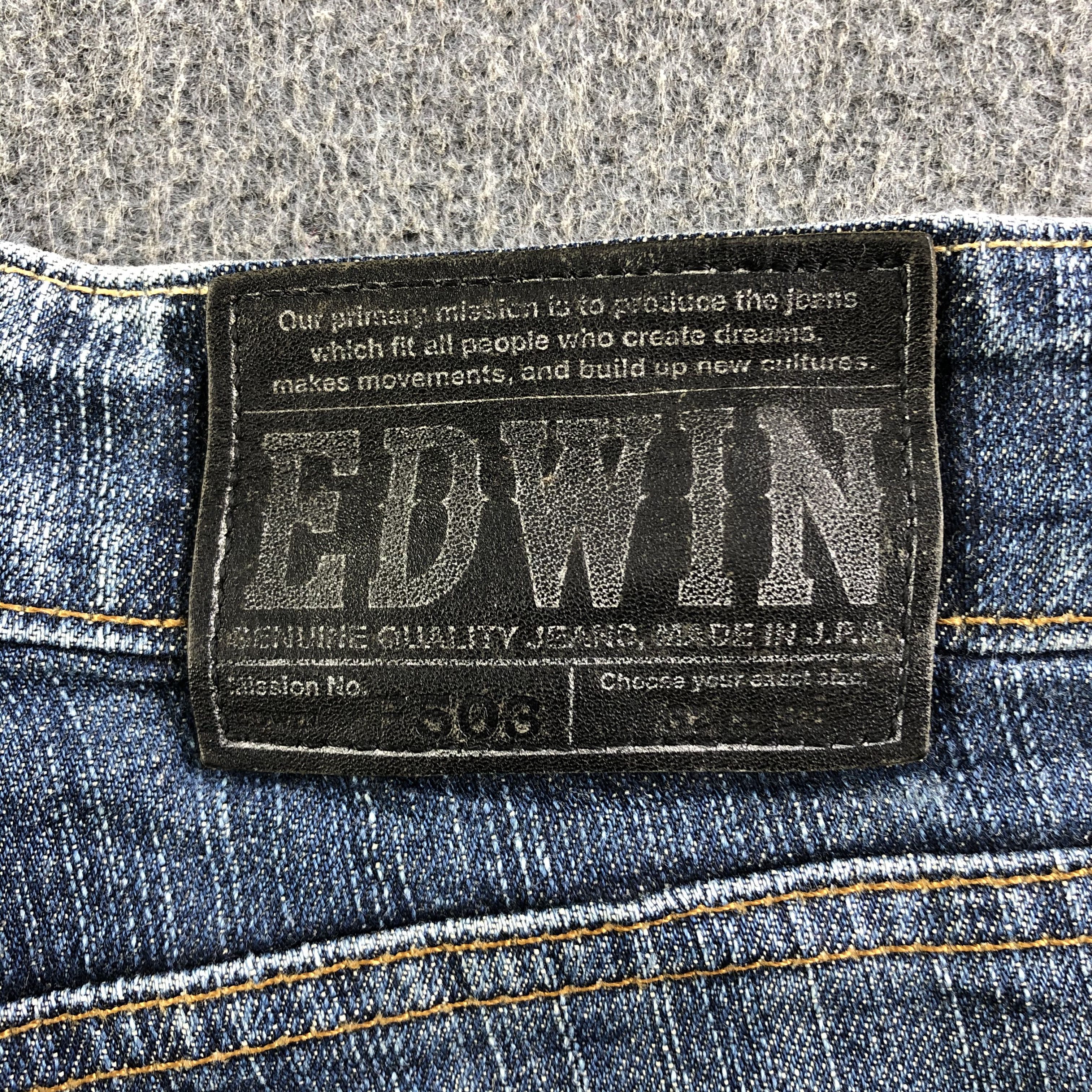 Edwin Vintage Blue Wash Edwin 503 Jeans-J3656 Size US 32 / EU 48 - 5 Thumbnail