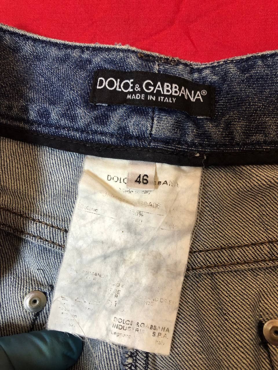 Dolce & Gabbana DOLCE GABBANA Women Slightly Distressed Blue Jeans Size 32" / US 10 / IT 46 - 2 Thumbnail