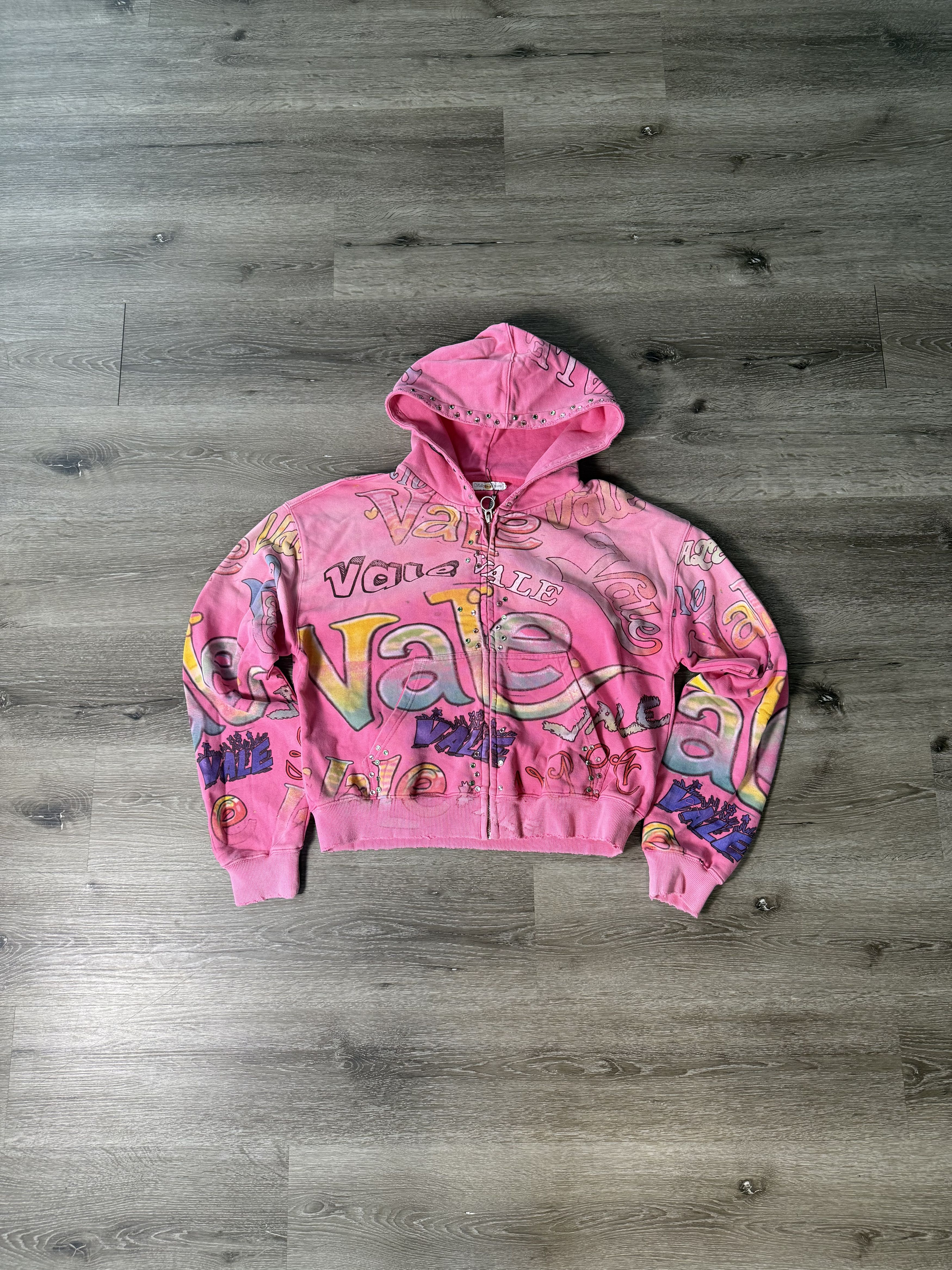Vale Vale Forever "Bubblegum" Zip Up (Pink) Size US S / EU 44-46 / 1 - 1 Thumbnail