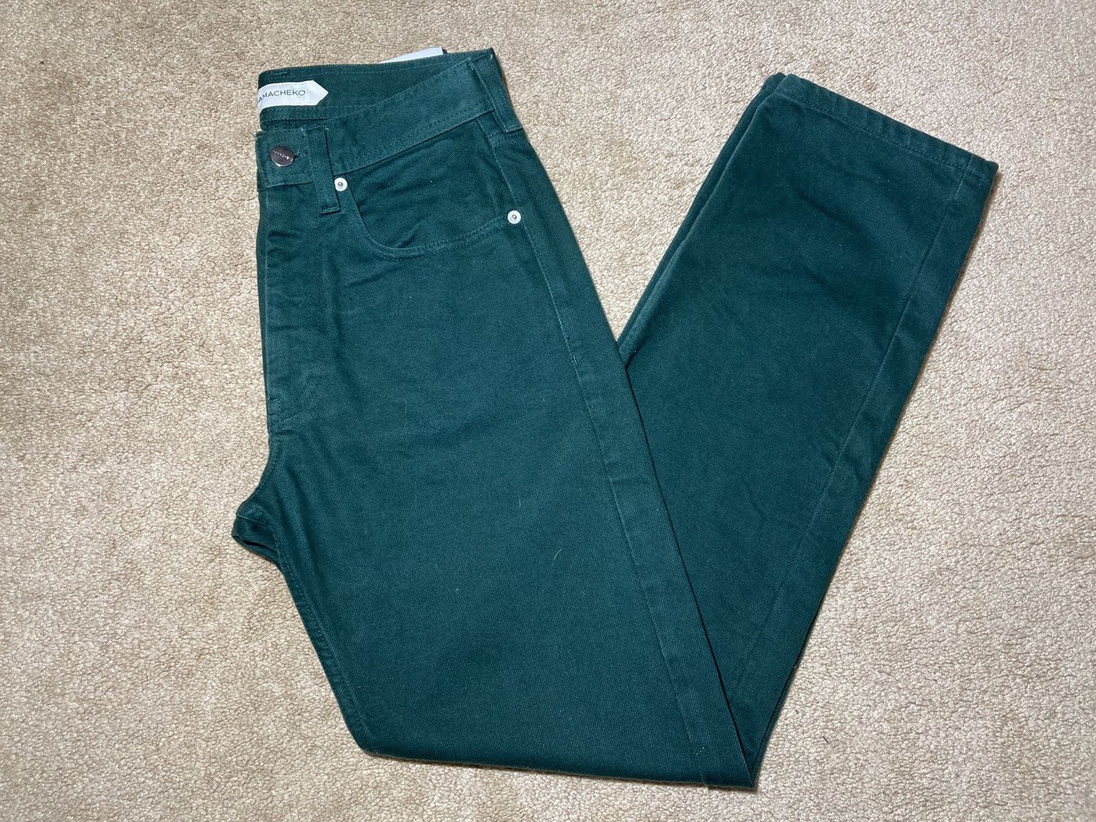 Namacheko Namacheko Uschi Denim Forest Green XS Jeans 2020 Straight Le Size US 28 / EU 44 - 1 Thumbnail