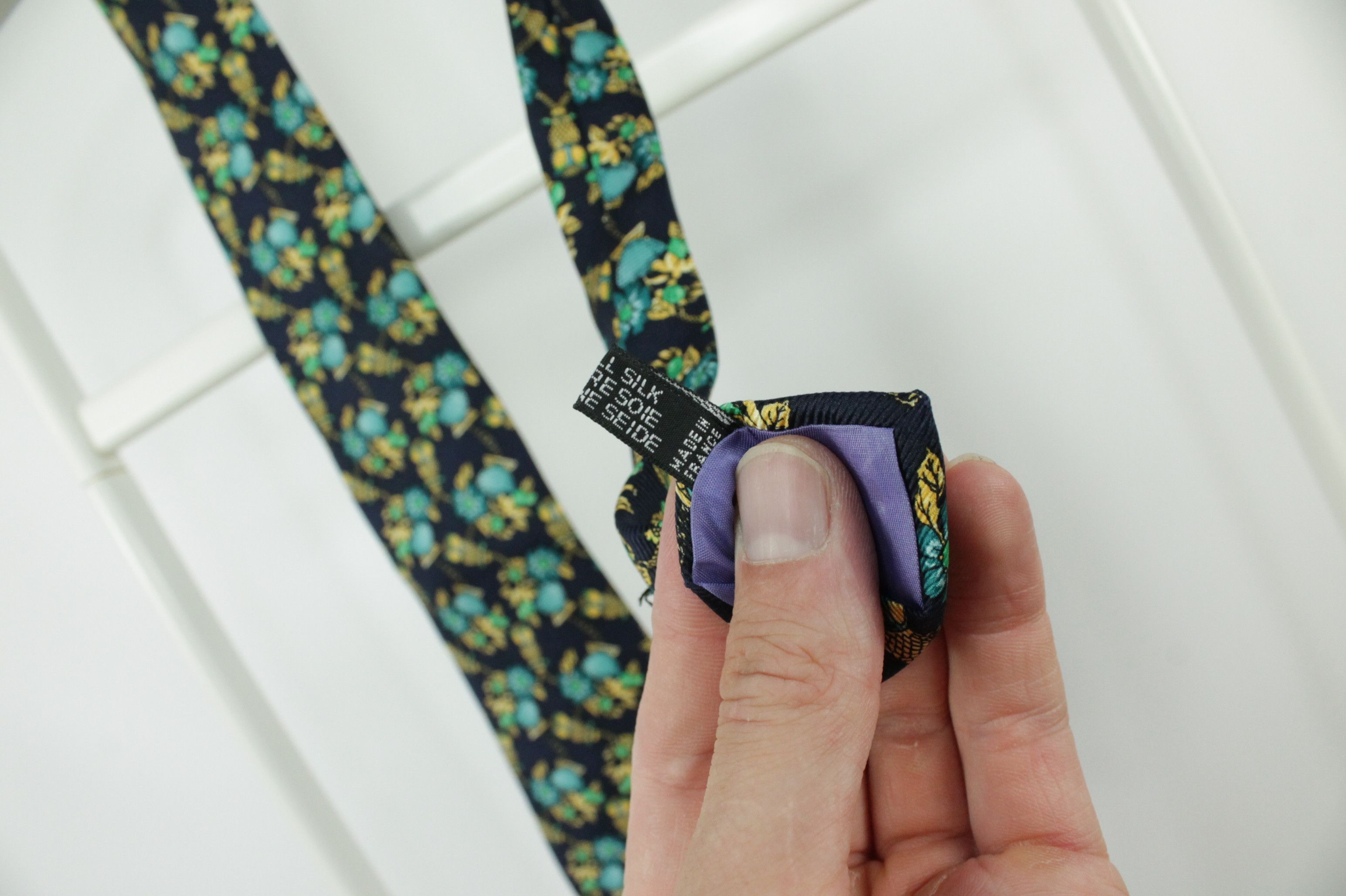 DAKS × Designer Vintage Daks London Beautiful Silk Tie Size ONE SIZE - 5 Thumbnail