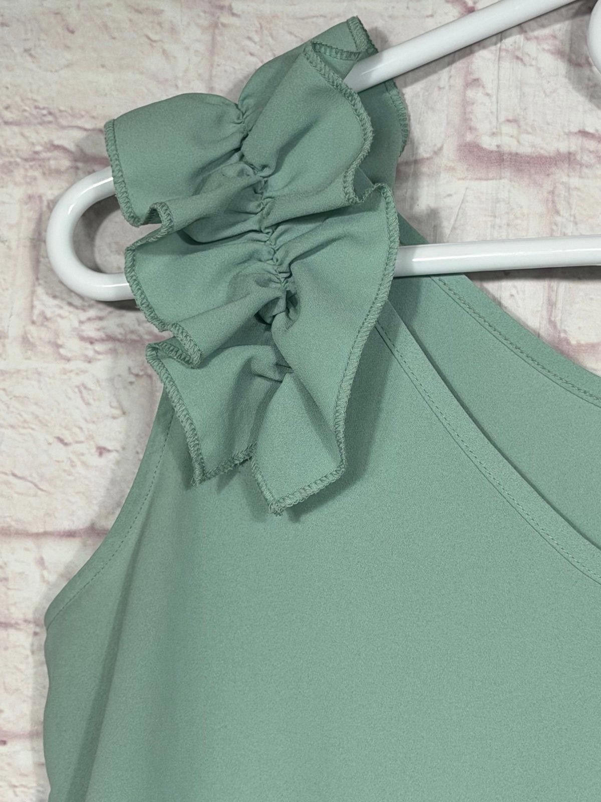 Other Zenana Women's Small Sleeveless Ruffle Shoulder Top Size S / US 4 / IT 40 - 2 Thumbnail