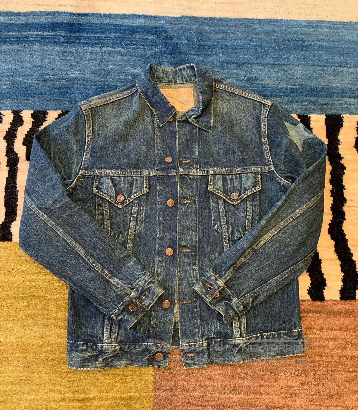 Sugar Cane Sugar Cane 901 Washed Denim Jacket. Size US XXS / EU 40 - 2 Thumbnail