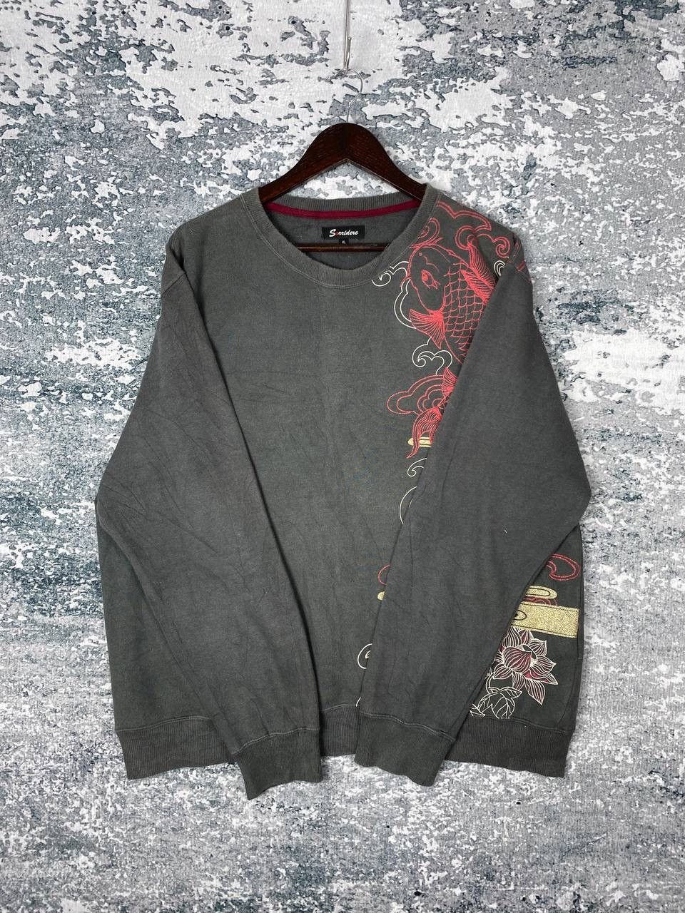 If Six Was Nine Vintage Sukajan Koi Sweatshirts Size US M / EU 48-50 / 2 - 7 Thumbnail