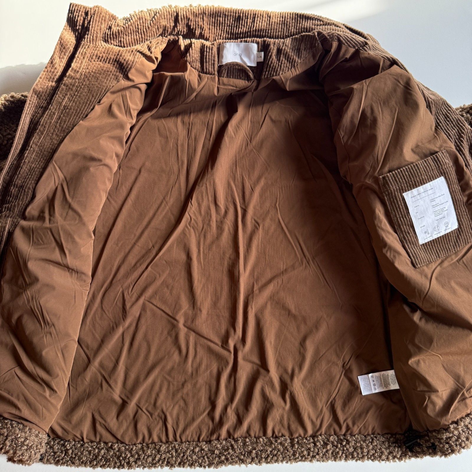 Onia ONIA Sherpa Jumbo Brown Corduroy Jacket – Men's Large Size US L / EU 52-54 / 3 - 2 Thumbnail