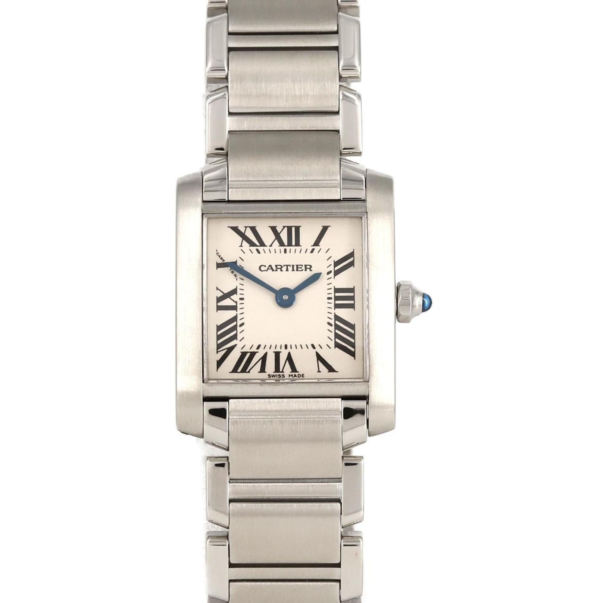 Cartier Cartier Tank Francaise SM W51008Q3 SS Wristwatch Quartz Size ONE SIZE - 1 Thumbnail