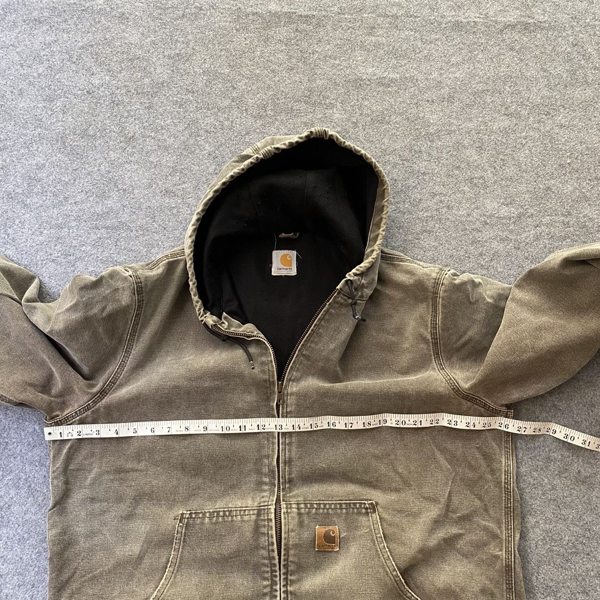Carhartt Vintage Carhartt Faded Brown Active Hooded Jacket Size US L / EU 52-54 / 3 - 9 Thumbnail