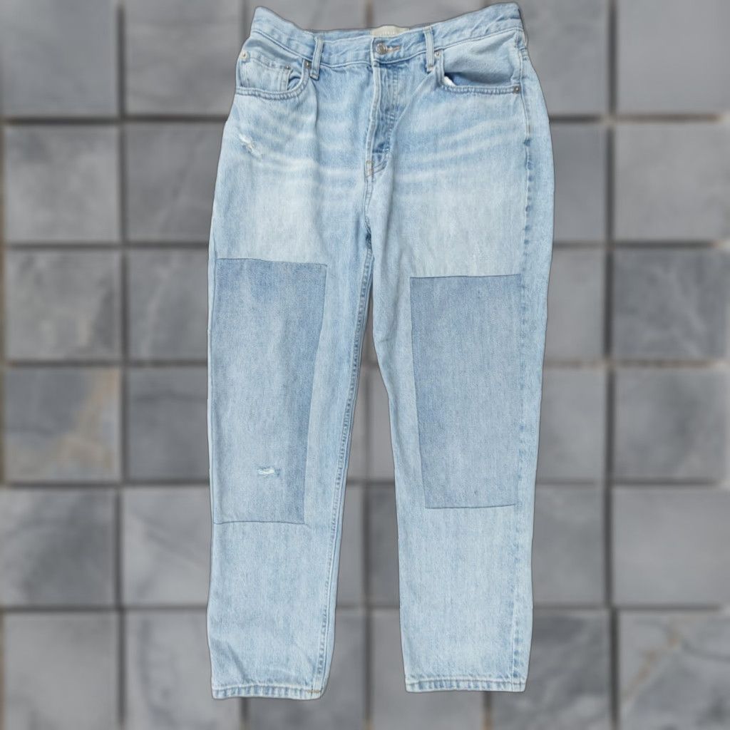 Everlane VINTAGE Everlane Jeans 90s Cropped Womens Crop Denim 29 Blue Regular 5-Pocket Jeans Mens Womens? Size 29" - 1 Thumbnail